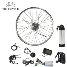 Kit de conversion de vélo de moteur de moyeu de roue de kit de vélo électrique pas cher 36V 350W